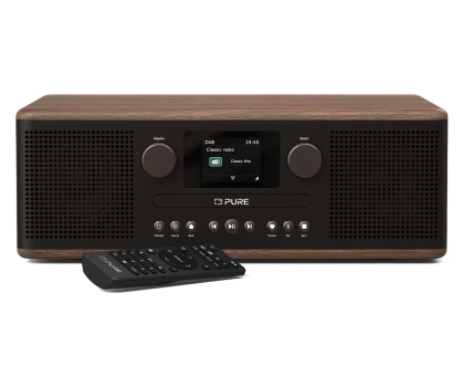 Radio i budzik PURE Classic C-D6 Coffee Black/Walnut EU/UK